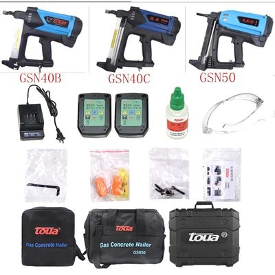 강력한 투아 GSN50 가스 가동 못 총 공기 톱니 조절 전력 도구