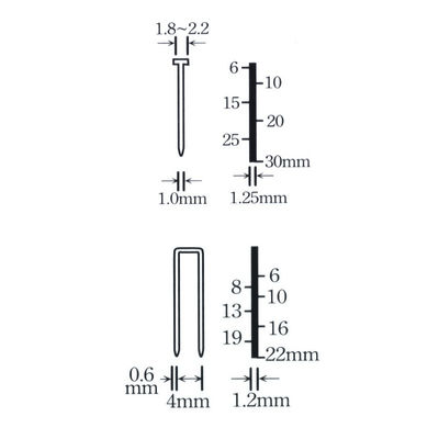 2000W 전기 전력 도구 전기 스테이플러 총 스테이플러 10-30mm 1.6kg 2 In 1 프레임 타커