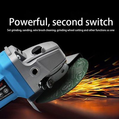 최대 모터 속도 8500RPM 재충전 가능한 21V 브러쉬리스 앵글 밀러
