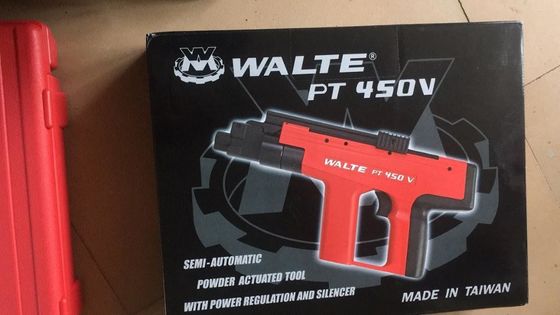 PT-450V 파우더 가동 손톱 총 355mm 길이와 최대 손톱 길이를 위해 3 1/2in