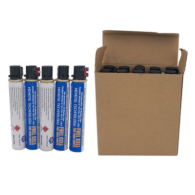 가스로 가동되는 건설 도구용 내구성 가스 연료전지 1000-1200 샷 80ml 용량