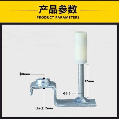 6mm 구멍 직경 장식용 드라이브 핀 M8 천장 클립 천장 고정 장치와 함께 샷 나일