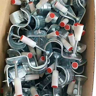 부드러운 칸 16mm 20mm 25mm 장식 물 파이프 손톱 콘크리트 천장 손톱 클램프 파이프 조절