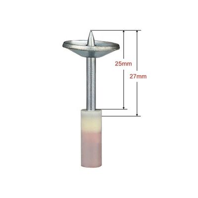 100PCS 27mm 아이언 라운드 스틸 마구 미니 마구 총 7.3mm 고정 페그 천장 인공물