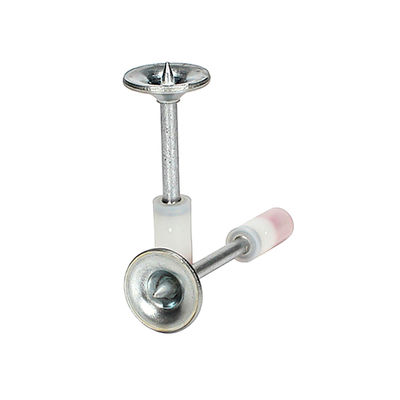 7.3mm 평면 머리 원형 27mm 소음 감축 천장 총 설치용 미니 천장 클립