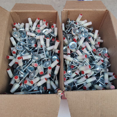 100pcs 패키지 미니 천장 못 총 7.3mm 머리 지름 27mm 불 못