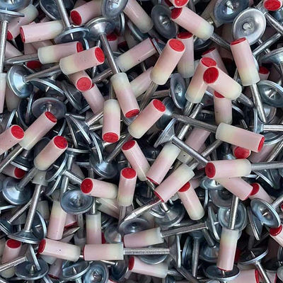 100pcs 패키지 미니 천장 못 총 7.3mm 머리 지름 27mm 불 못