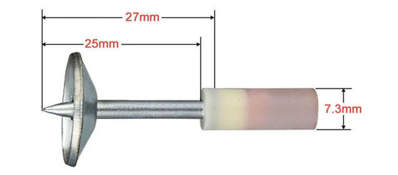 금속 세척기 디아 15.6mm 콘크리트 및 대포 손톱에 대한 통합 천장 고정 장치
