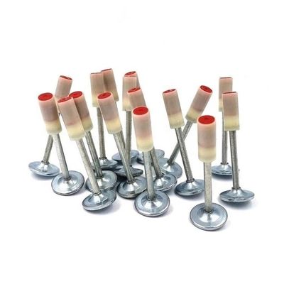 200PCS 패키지 8mm 헤드 둥근 손톱 철판 및 콘크리트 벽 천장 고정 장치