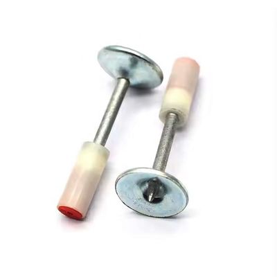 200PCS 패키지 8mm 헤드 둥근 손톱 철판 및 콘크리트 벽 천장 고정 장치