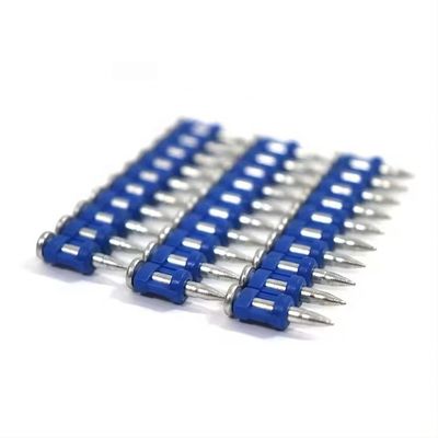 가스 가동 손톱 총 플라스틱 접착 3.0 * 22mm 콘크리트 손톱 사용자 정의 색상
