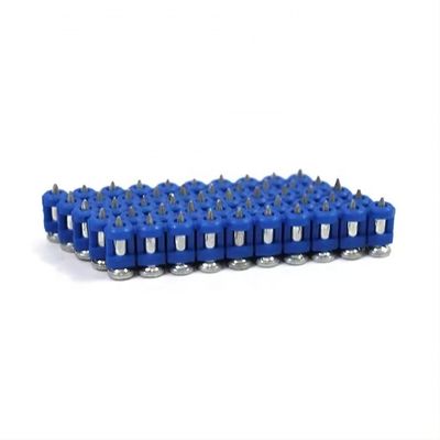 가스 가동 손톱 총 플라스틱 접착 3.0 * 22mm 콘크리트 손톱 사용자 정의 색상