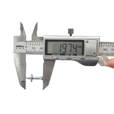 매끄러운 턱 미니 망치 드라이브 핀 MK19 4mm 헤드 디아와 8.5mm 금속 세척기