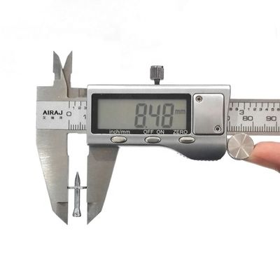 매끄러운 턱 미니 망치 드라이브 핀 MK19 4mm 헤드 디아와 8.5mm 금속 세척기