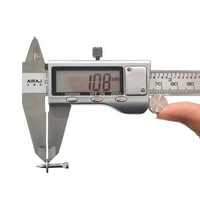 매끄러운 턱 미니 망치 드라이브 핀 MK19 4mm 헤드 디아와 8.5mm 금속 세척기