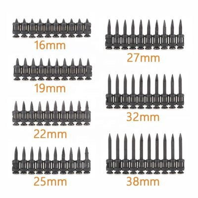3.0mm 턱 지름 블랙 테이프 가스 콘크리트 톱니 건설용 16-38mm 길이