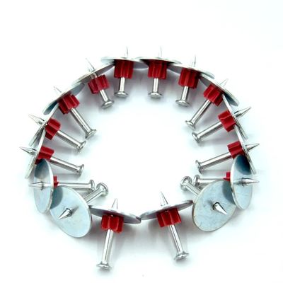 7.6mm 헤드 지름 콘크리트 및 철도 샷 톱니에 대 한 고속 드라이브 핀
