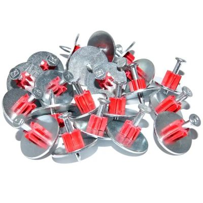 7.6mm 헤드 지름 25mm 스틸 세척기 PDW 콘크리트 핀을위한 고속 스틸 손톱