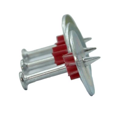 7.6mm 헤드 지름 25mm 스틸 세척기 PDW 콘크리트 핀을위한 고속 스틸 손톱
