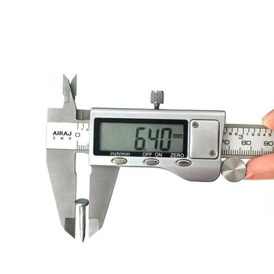 콘크리트 및 철강 중용 성능을위한 오렌지 플라스틱 테이프 콜레이트 된 손톱