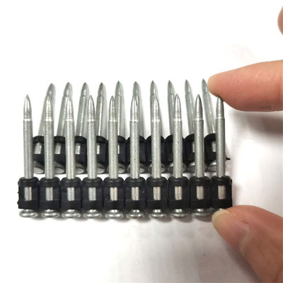 3.0mm 턱 직경 강도 높은 콘크리트 손톱 철도 드라이브 핀 하드웨어 고정 장치