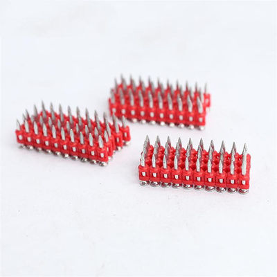 6.3mm 평면 머리 가스 콘크리트 손톱 건설 재료용 플라스틱 스트립 고정장치