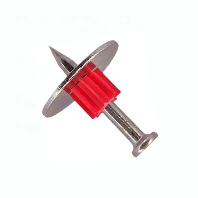 건설용 하드웨어 고정장치 평면 머리 강철 쏘기 손톱 드라이브 핀 19mm-76mm