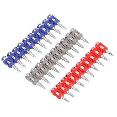 6.3mm 평면 머리 대량 가스 콘크리트 철강 손톱 고정 19mm 절단 포인트 손톱