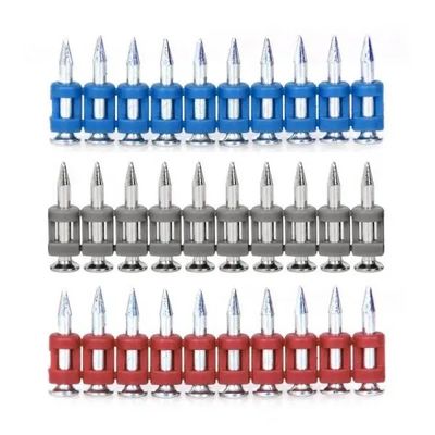 6.3mm 평면 머리 대량 가스 콘크리트 철강 손톱 고정 19mm 절단 포인트 손톱