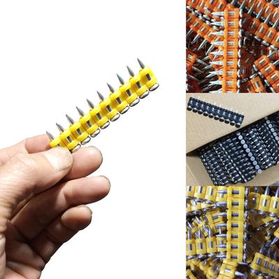 가스 가동 나일러 고정 핀은 진열 된 강철 콘크리트 나일과 함께