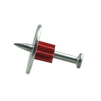 부드러운 칸형 300 헤드 드라이브 핀과 25mm 금속 세척기가있는 콘크리트 손톱