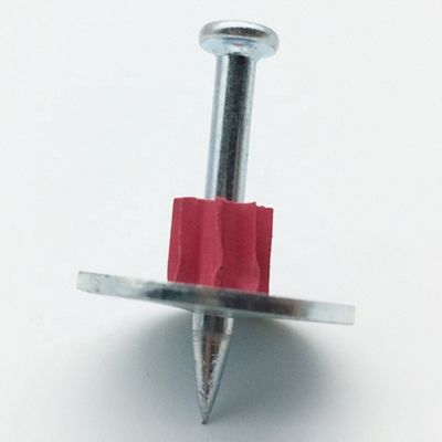 부드러운 칸형 300 헤드 드라이브 핀과 25mm 금속 세척기가있는 콘크리트 손톱