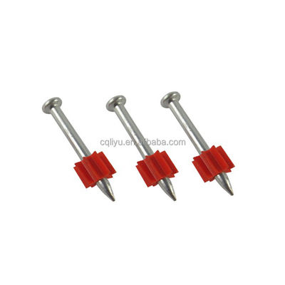 1.2-6mm Shank Dia. 콘크리트 손톱을 위한 파우더 액추에이션 나들 총 강철 재료