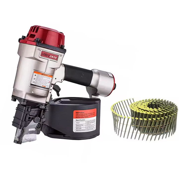 동전 손톱 고정 코어드리스 울타리 공기 손톱 총으로 빠르고 쉽게