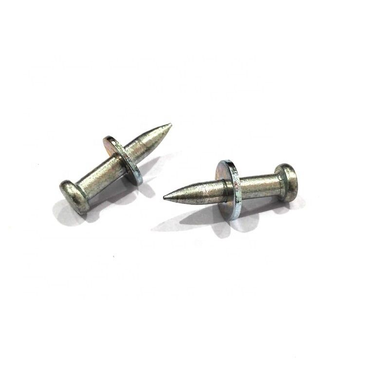 6.2mm 헤드 디아. 은 왕관 강철 망치 콘크리트 손톱과 가연 마무리 및 세척기