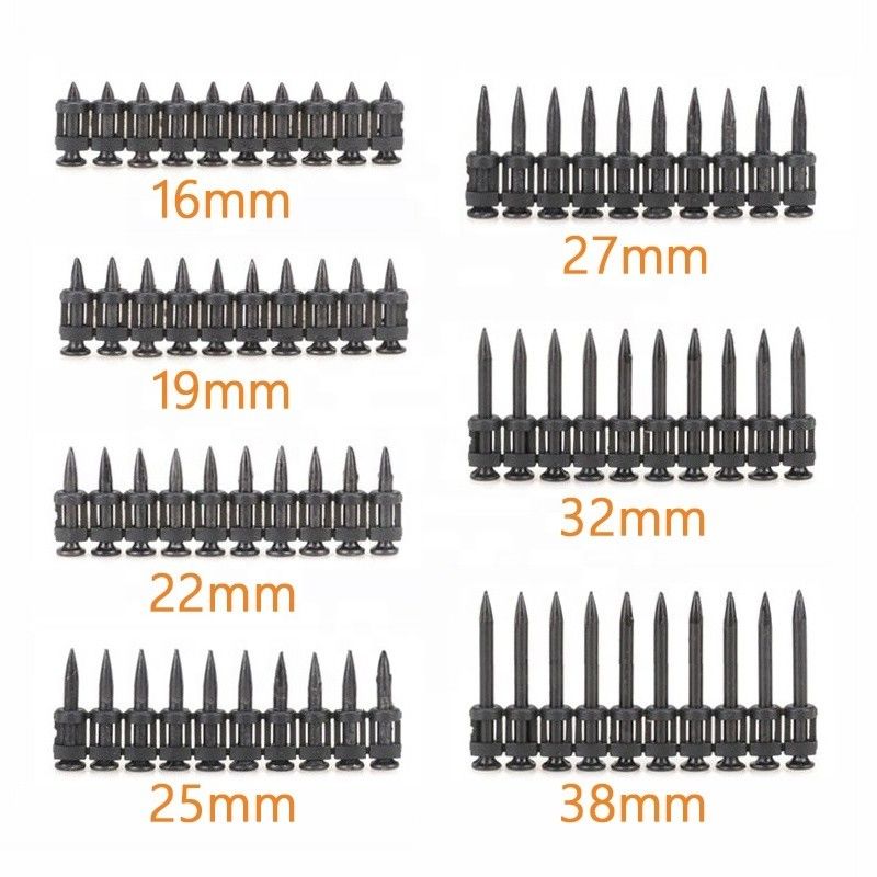 3.0mm 턱 지름 블랙 테이프 가스 콘크리트 톱니 건설용 16-38mm 길이