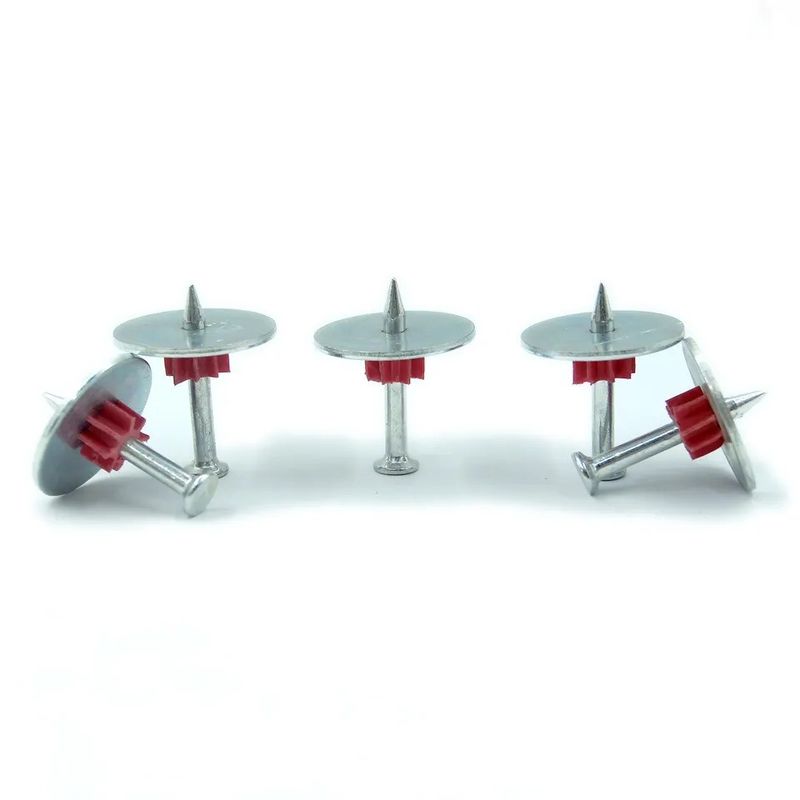 7.6mm 헤드 지름 콘크리트 및 철도 샷 톱니에 대 한 고속 드라이브 핀