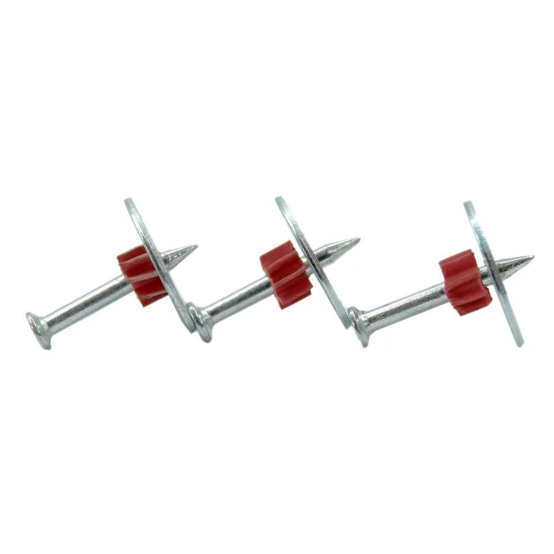 건축물 건설물 고속 PDW 핀 고정 콘크리트 25mm 스틸 세척기와 함께 강철 손톱 ISO 표준