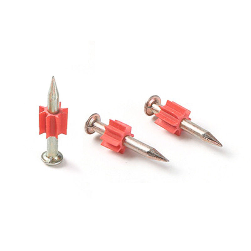 1.2-6mm Shank Dia. 콘크리트 손톱을 위한 파우더 액추에이션 나들 총 강철 재료